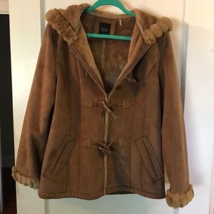Braetan Faux Suede Fur Lined Jacket